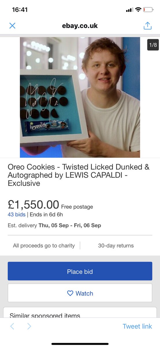 shaunarussell_'s tweet photo. How much is someone offering me for Oreos I’ve licked please? Can I make a living out of this ? #LewisCapaldiOreo https://t.co/Qw1LMt0SkM