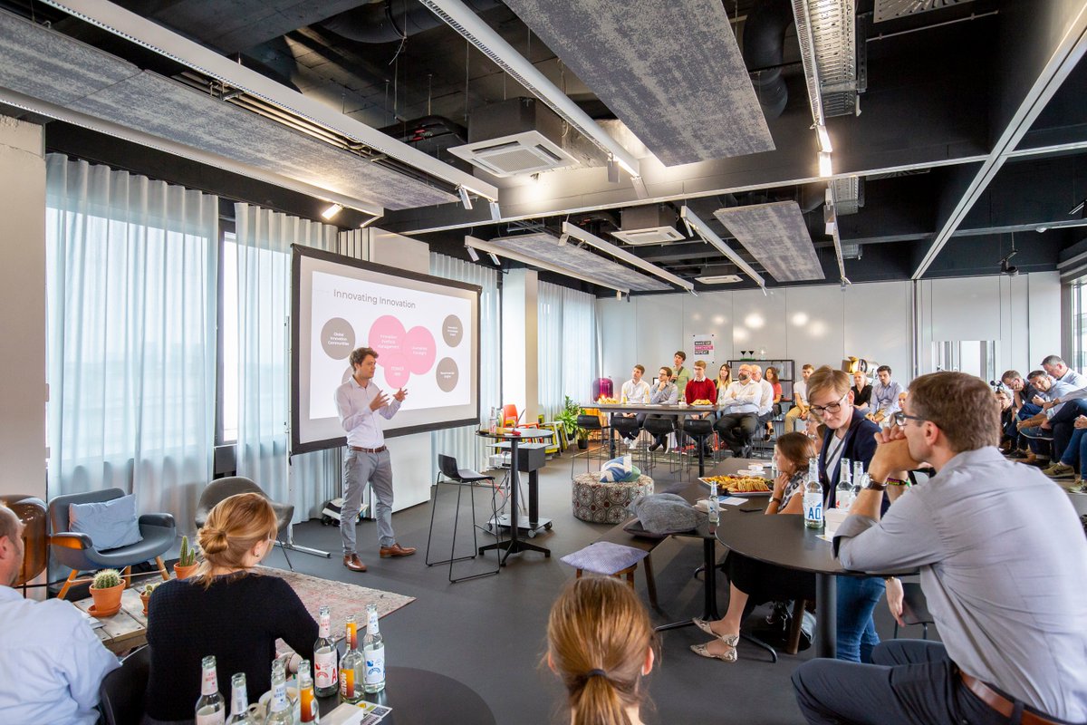 ITONICS's tweet photo. What a fantastic #party, #workshop, thrilling #conversations & emotional moments! 🎉🥳💗 Thanks everybody for joining the #ITONICS 10 Years Celebration. A big thank you goes to the @DesignOfficesDE for the stunning location & excellent service! #innovateordie #10years #innovation https://t.co/reHJqxmvme