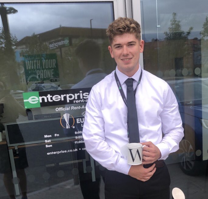 eracu503's tweet photo. Welcome to our newest addition George to @eracu503 Bristol Cabot Circus!! Big things to come this year! Lots to learn about running a business in your placement year #intern #placement @U5Talent @alexjames371 @UKEnterprise https://t.co/lHh0SBRprK