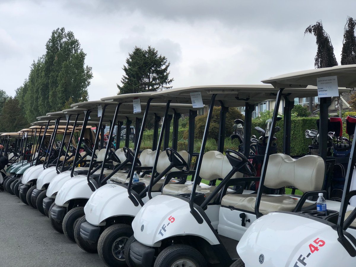 SheratonYVR's tweet photo. Another year, another Golf Tournament with @YVRforKids! ⛳️ We're back at @QuilchenaGolf supporting #YVRForKids and @CanuckPlace! Drop by our breakfast station for some fuel before the games. https://t.co/E0ZiHal44r