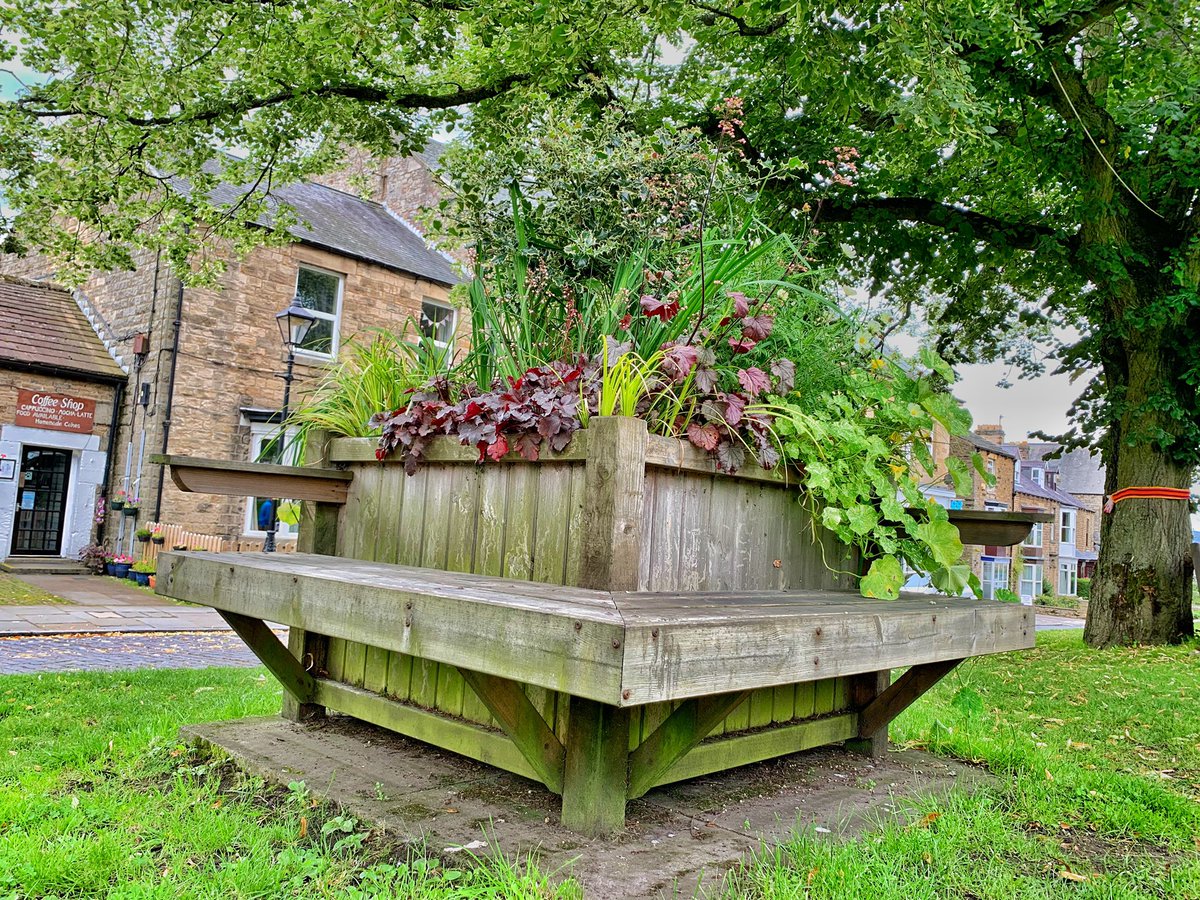 CornerstoneSH's tweet photo. Back in 2015 some teenage students attending Cornerstone to built a planter and seating for Middleton-in-Teesdale. We had the pleasure of re visiting the planter today and it looks amazing! We love keeping track of our furniture so feel free to tag us in any images #cornerstoneSH https://t.co/WkCG5aKIVB