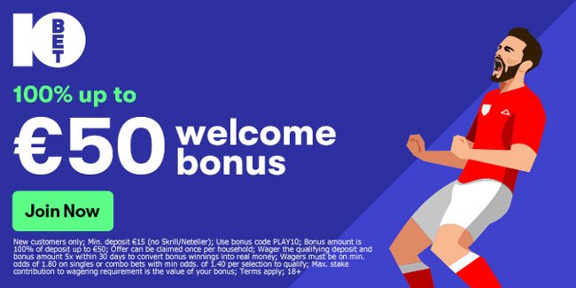 10Bet Betting Bonus