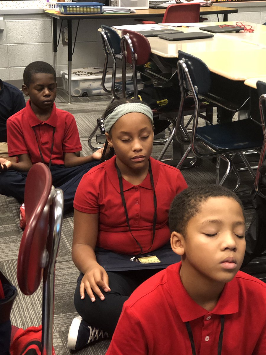 MrsNeimanBGE's tweet photo. Daily #meditation for the #FanCACTUS4th. We’ve been using @calm and @Flocabulary to practice #mindfulness in our #classroom https://t.co/HzF29Oqt0x