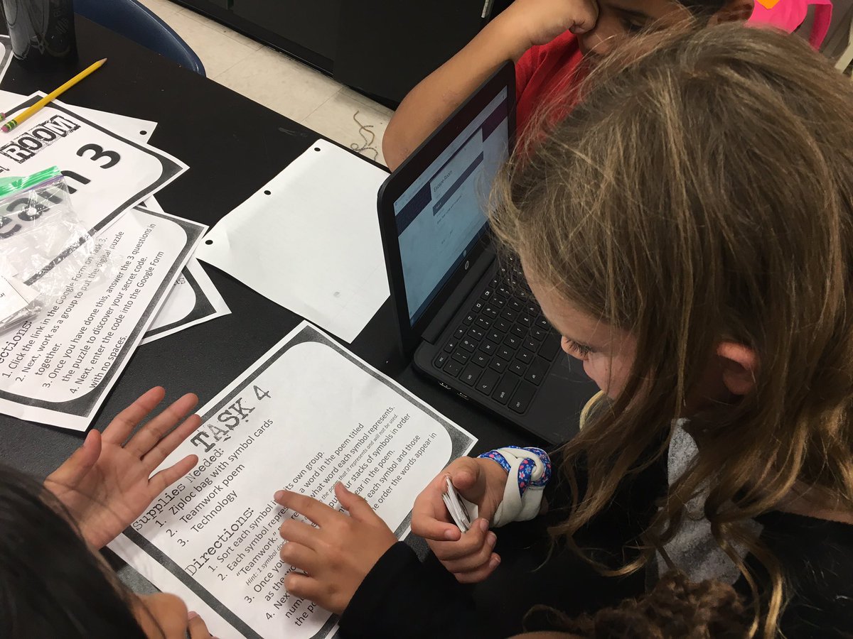 MindMotiv8ing's tweet photo. Team building, critical thinking, and problem solving. #digitalescaperoom #theyALLescaped @GCSS_CAA @GCSSK12 https://t.co/Qu6fOIthfW