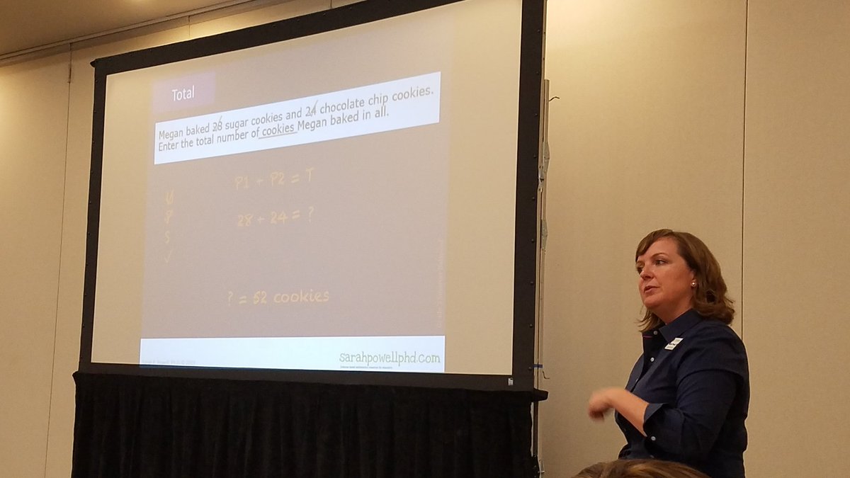 Breakin' word problems down with <a href="/sarahpowellphd/">Sarah Powell</a> and some AWESOME <a href="/CommCharterAcad/">Commonwealth Charter Academy (CCA)</a> teachers!
#teamCCA 
#CCABtS