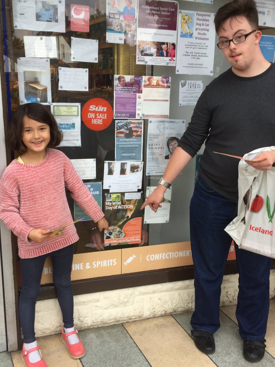 Distributing leaflets in Wollaston for the Riverside House, Birmingham and Black Country Wildlife Trust <a href="/WTBBC/">Birmingham & Black Country Wildlife Trust</a> and Transition Stourbridge <a href="/StourbridgeTran/">Transition S'Bridge</a> - Day of Action and family activities - 26th August - Bank Holiday Monday between 10 - 4pm. Please share...