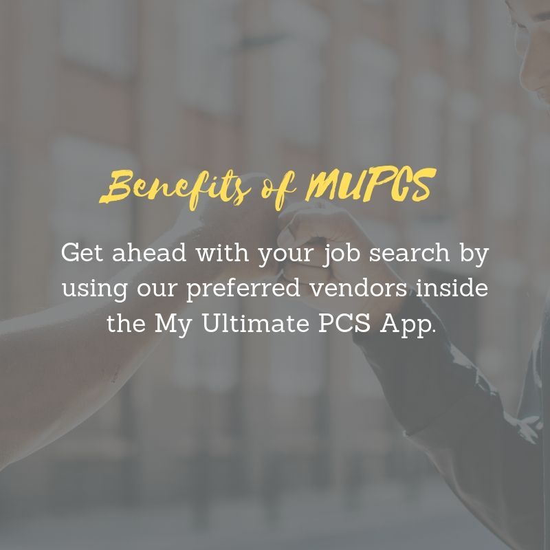 myultimatepcs's tweet photo. Just one great benefit of My Ultimate PCS is that you have amazing vendors and tools at your fingertips: @indeed #snagajob @monster 😃
#milspouse #entrepreneur #womeninbuisness #militarymonday #militarylife https://t.co/20n1UWjKYg