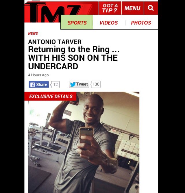 AntonioTarver's tweet photo. Tarver &amp; Tarver Jr. #GreatestStoryNeverTold #TeamTarver #MagicMan 🎩 #T2 #TeamTarverJr. #LikeFatherLikeSon #pedigree #bloodline 💉 #GoatTalk 🐐#HeReadyNow #HowLong  #LetHimFight 🥊 @ATarverJr #FollowJr 👍🏾 https://t.co/F4X4PSLyWa