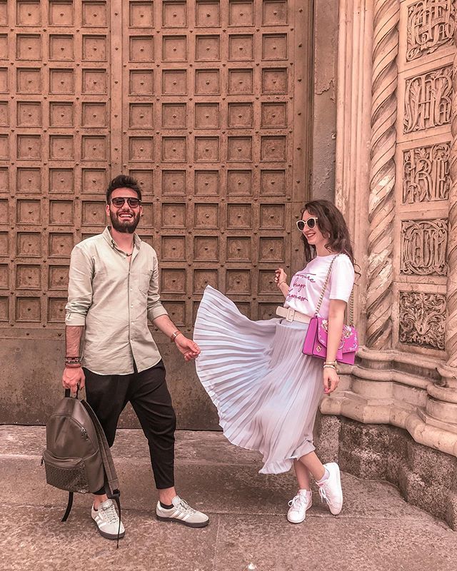 Smile. Take it easy! ☺️😃
w/ <a href="/matteosanzone/">Matteo Sanzone</a> con un abbinamento pastelloso! 💕
.
.
.
.
.
.
Gonna, t-shirt, scarpe: <a href="/amazonfashioneu/">Amazon Fashion EU</a> .
____________
Supplied #friendship #milan #igersmilano #visitmilano #pinkaddict #pinkaddicted #pink #pinkbag #pinkgirl #… ift.tt/2NrcfG8