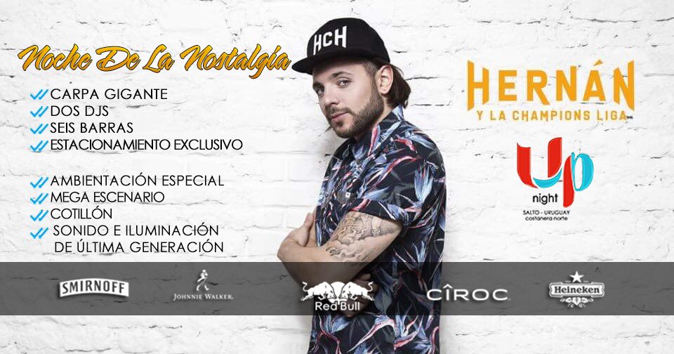 • S O R T E O ‼️ • Sorteamos 10 entradas para la noche de @hchampionsliga ✌🏼🎟 • Primer paso: seguir a la cuenta de @upnightdisco ✅ • Segundo paso: mencionar a un amigo/a 👨🏼‍💻 • Tercer paso: retweet en la publicación 🔁 • Sorteo mañana 12:00 hs #ModoNostalgia⚡️💥