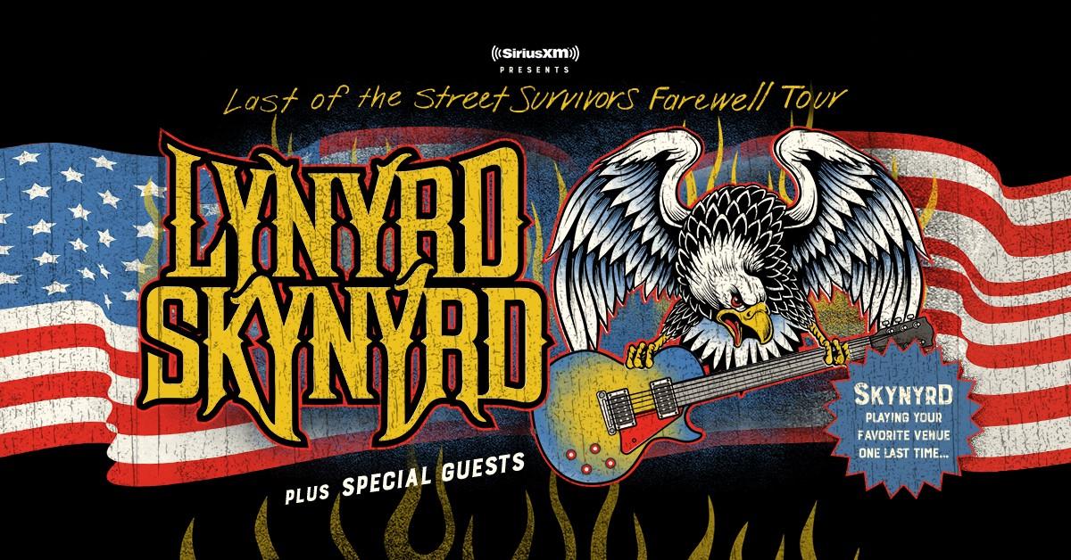 AtlantaTix's tweet photo. Don't Miss #LynyrdSkynyrd: Last of the Street Survivors Farewell Tour @ Ameris Bank Amphitheatre on September 14th. Lock in seats NOW at https://t.co/X4Ja4WHgA1. #atlantatickets https://t.co/iCMeKrendd