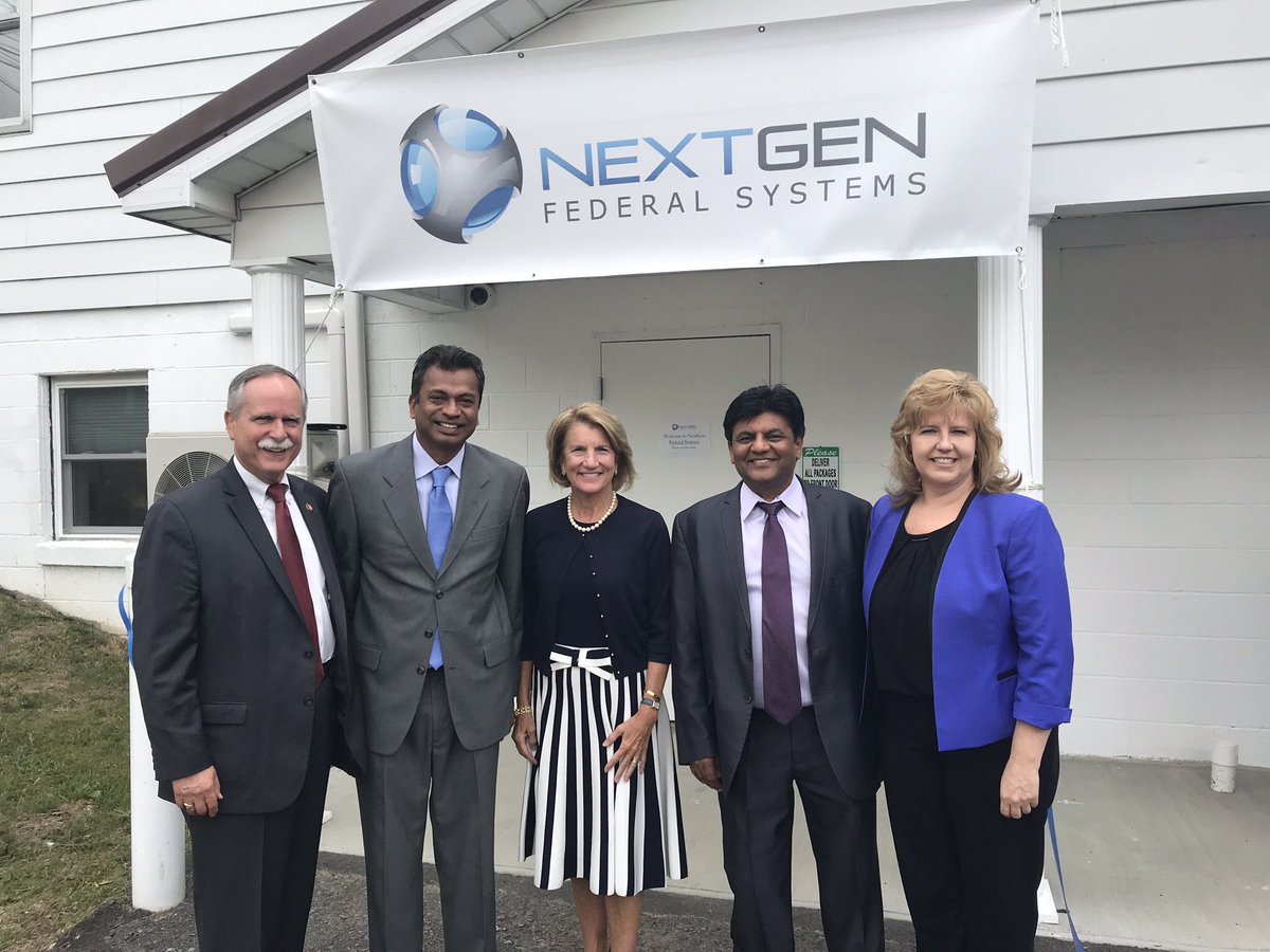 SenCapito's tweet photo. .@NextGenFed is a great model for other small businesses when it comes to utilizing federal programs like SBIR grants and HUBZones to support their growth and operations. Glad to celebrate this amazing #WV business at its ribbon cutting today! https://t.co/8tWPPdD6if