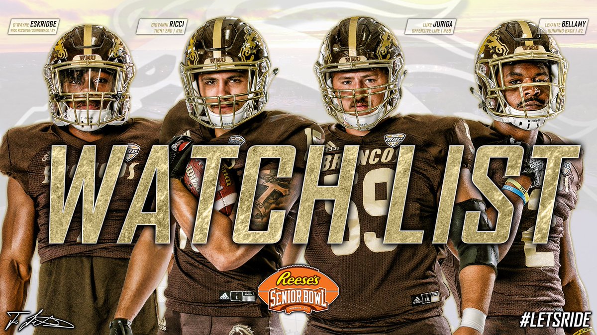 WMU_Football's tweet photo. ICYMI: 4⃣ placed on #SBWATCHLIST
📰: https://t.co/U2e9jQbQ7S
#LetsRide https://t.co/xBniV4z0th