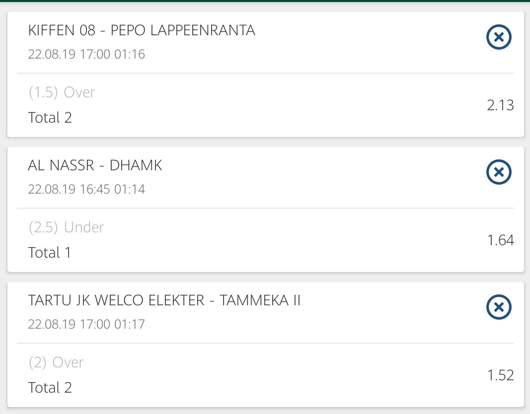 LessGuess's tweet image. AccA
Odd 5.3
Good luck!