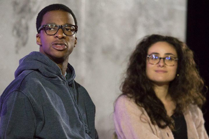 MyTheatreMates's tweet photo. Picture this: @TerriPaddock grappled with the grey areas around truth & consent at her #ActuallyPlay post-show Q&A with director @OscarT216 & stars Yasmin Paige & Simon Manyonda. @announceprods’ Euro premiere is at @TrafStudios til 31 Aug https://t.co/YJA3CUpegg #featured https://t.co/i7ucENUoxj
