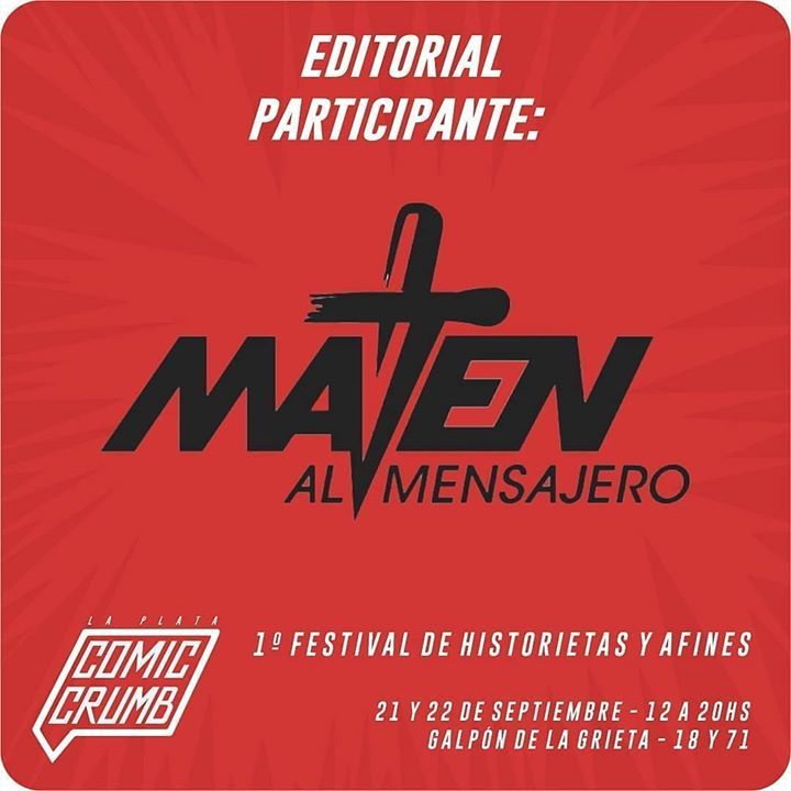 matenlo's tweet image. [AGENDA] Septiembre es el mes de la historieta argentina y estaremos en el 1er Festival de Historieras Comic Crumb en La Plata. 

21 y 22 de septiembre en el Galpon de la Grieta 

#regrann #cclp #LaPlata Crumb