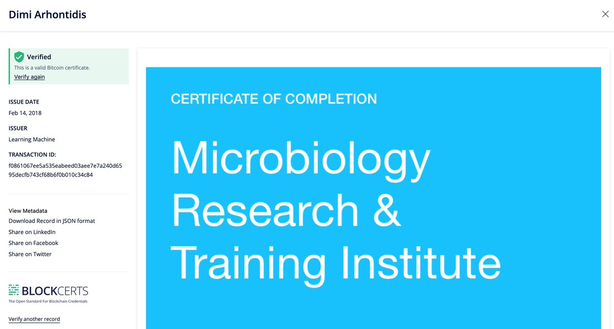 learning machine blockcerts