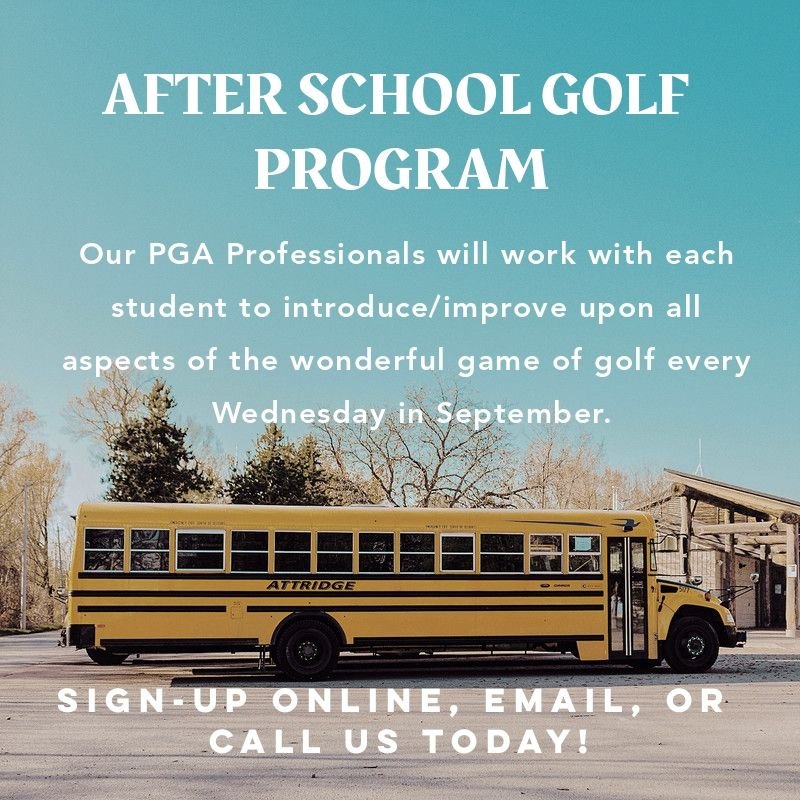 StowGolf's tweet photo. Calling all Junior's! Need something to do after school? Join our After School Golf Program from 5-6 every Wednesday!

#stowacres #stowacrescountryclub #stowacrescc #stowacresgolfschool #golf #golfschool #massachusettsgolf https://t.co/PCRB4AYQZm