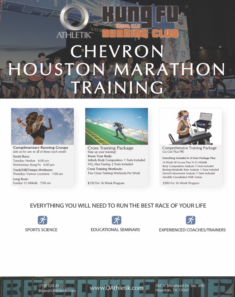 Who’s ready to start training for the <a href="/ChevronHouston/">Chevron Houston</a> Marathon??!