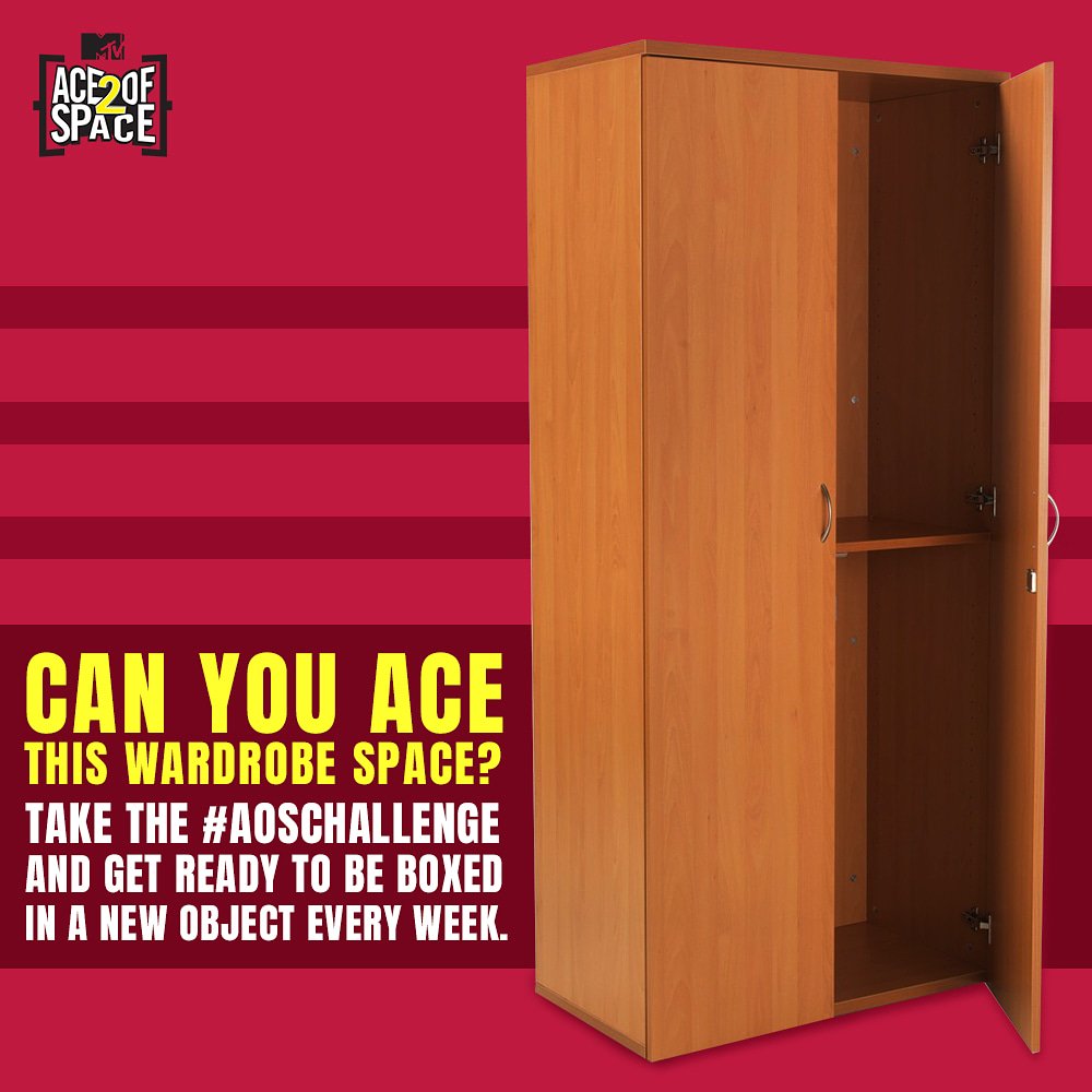 MTVIndia's tweet photo. The #AceOfSpaceChallenge is back! 😈
The first challenge is live right in your closet this time!
Agar hai dum, upload your video using #AOSChallenge and we will re-post it!
Stay tuned for MTV #AceOfSpace2 starting 24th August every day at 6 PM.
@Philips @lostboy54 https://t.co/zApU1y79vG