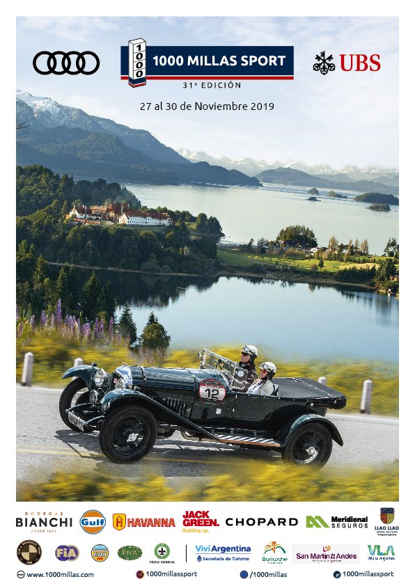 Se abren las inscripciones para la 31ª edición de las 1000 Millas Sport.

Del 27 al 30 de noviembre 2019.

Más info e inscripción en: 1000millas.com.ar

#1000millas2019 #1000millas31edicion #1000millassport #clubautosport #clubdeautomovilessport