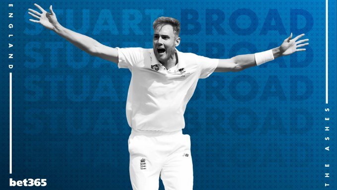 bet365's tweet photo. Stuart Broad.
Top of off.

When he gets it right, it's perfect.

Sensational delivery.

#Ashes https://t.co/9E5jZqvXl6