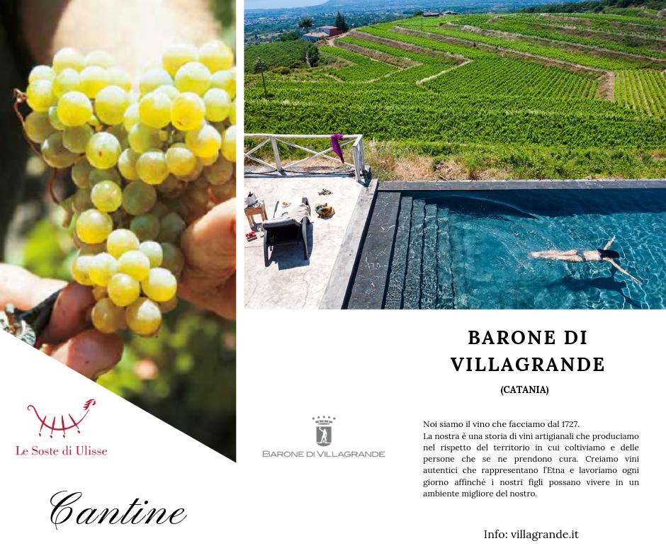 Un'altra CANTINA de Le Soste di Ulisse, nella meravigliosa #Catania: BARONE DI VILLAGRANDE! Una storia di #vini artigianali prodotti nel rispetto del territorio e delle persone che se ne prendono cura. Vini autentici che rappresentano l’Etna. #wine #sicilia