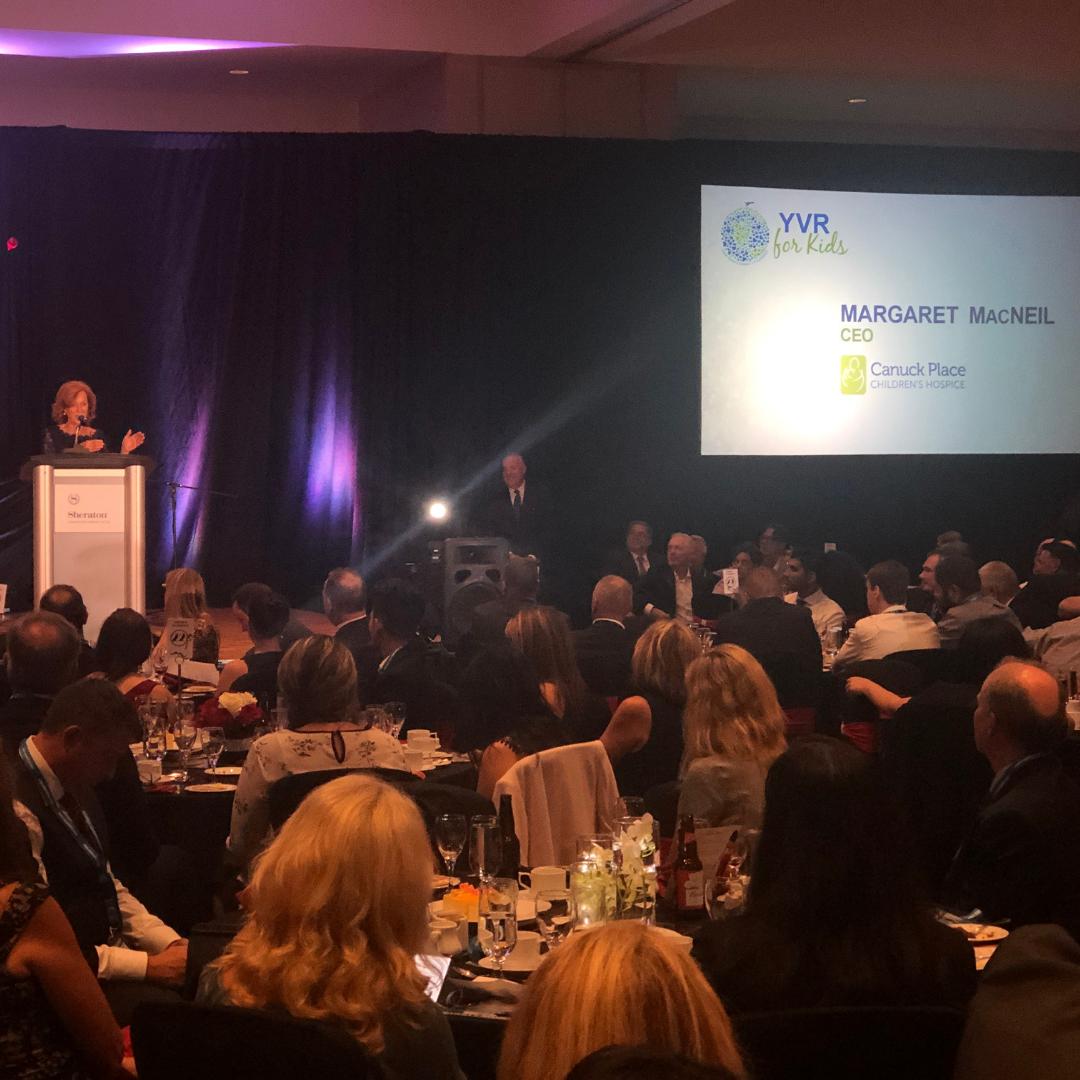 YVRforKids's tweet photo. Thank you to Scott Norris, VP of Commercial Dev at @yvrairport & Margaret MacNeil, CEO at @CanuckPlace for joining us at last night's #YVRforKids Gala. We're honoured to celebrate 28 years of working together to help support children & families throughout the Lower Mainland. https://t.co/OCTnqd7TLc