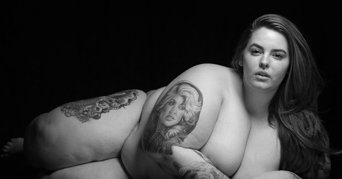 Tess Holliday Poses Makeup-Free and Completely Nude for Bold New Art Exhibi...