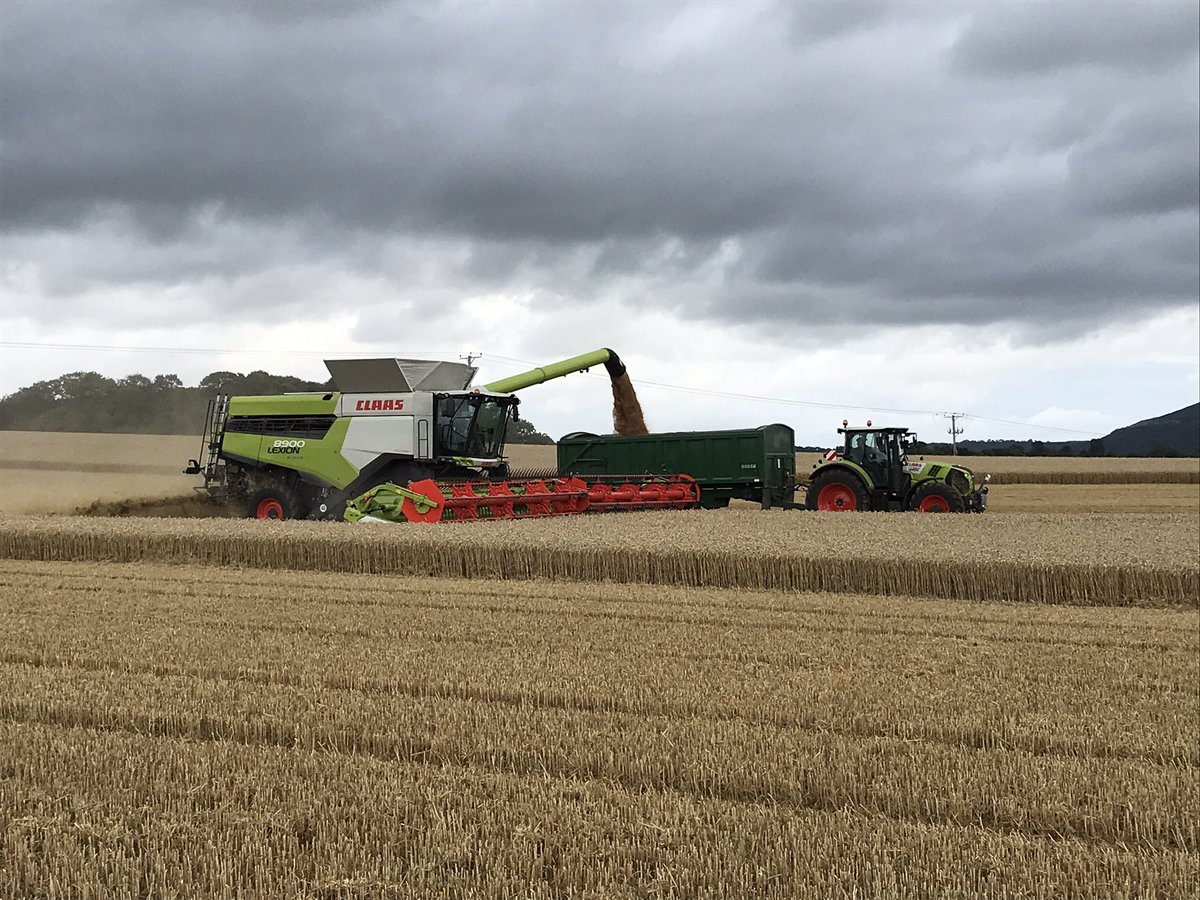 jonathan_fryatt's tweet photo. Wet day so went to see the new king @CLAAS_Eastern @HORSCHUK thank you for lunch couldn’t believe how smoothly they were dealing with damp straw and 20% crop https://t.co/WRU9q1sJ5m