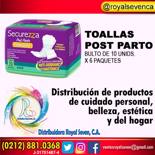 royalsevenca's tweet photo. TOALLAS POST PARTO
Productos especializados para la incontinencia.
DISTRIBUCIÓN
Contáctenos: 📞 0212 881.0368
📧 ventasroyalseven@gmail.com
@royalsevenca
💇🏼 #Caracas #estética #belleza #RoyalSevenCa #royalSeven #securezza #distribución 🇻🇪 #22Ago https://t.co/xPNcFyBlwQ