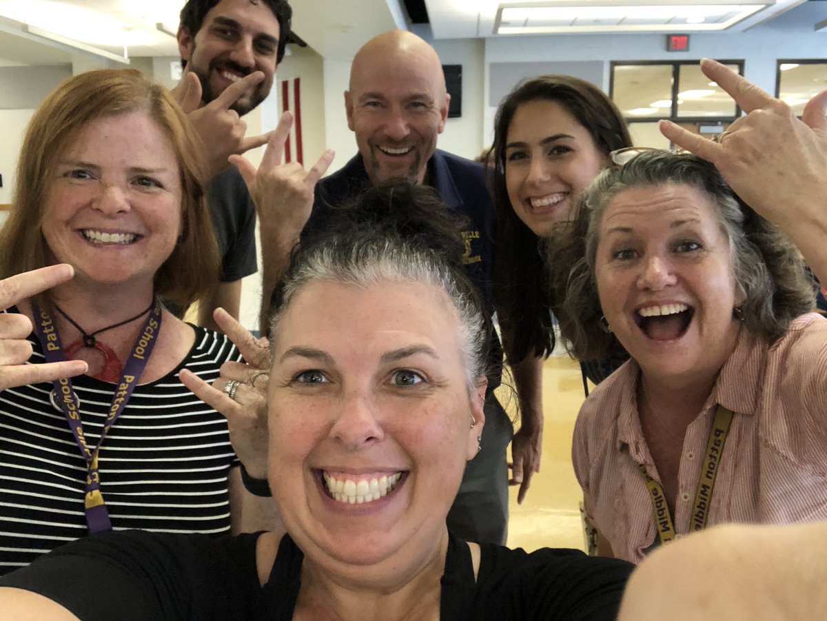 FaithDilworth's tweet photo. #pattonart and #uhsart collaborating and lunching with our esteemed superintendent @JohnSanville ! We are ready to have an amazing art filled year! #artmatters #ucfsdart https://t.co/FLWJPWgLG2