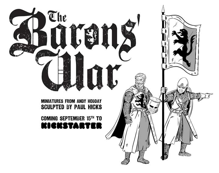 An upcoming project I'm involved in artwise! #warmongers #baronswar #miniaturewargames #Kickstarter