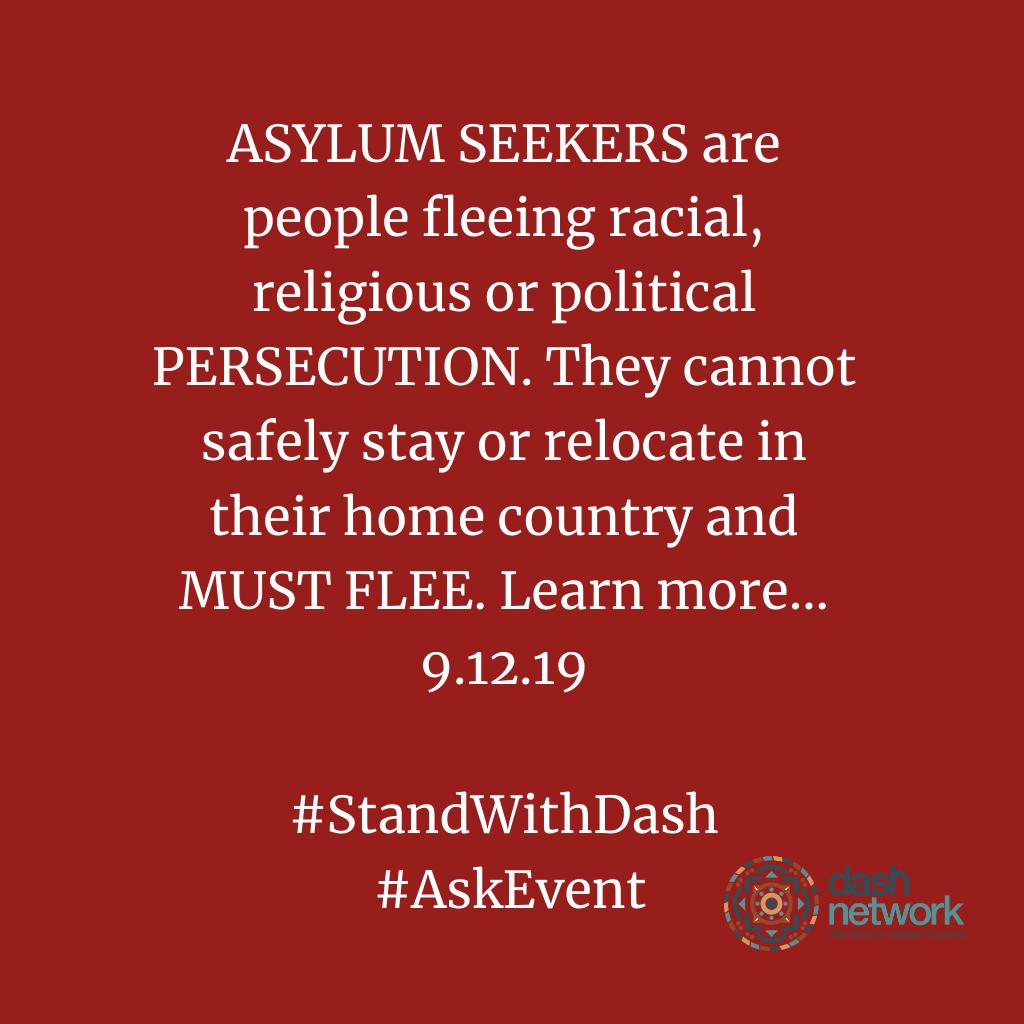 DashNetworkDFW's tweet image. Register now for our annual STAND WITH DASH event to learn more: bit.ly/2LfX68b #asylumseekers #nonprofitfundraising #persecuted