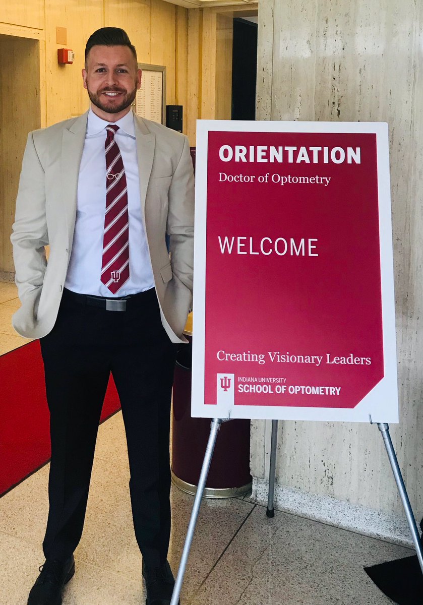 NVIofficial's tweet photo. Thanks for having us join first year orientation, @IU_Optometry ! Thanks for representing, @drwernerod ! #optometry #futureODs #Hoosiers https://t.co/4tihdv7zTe