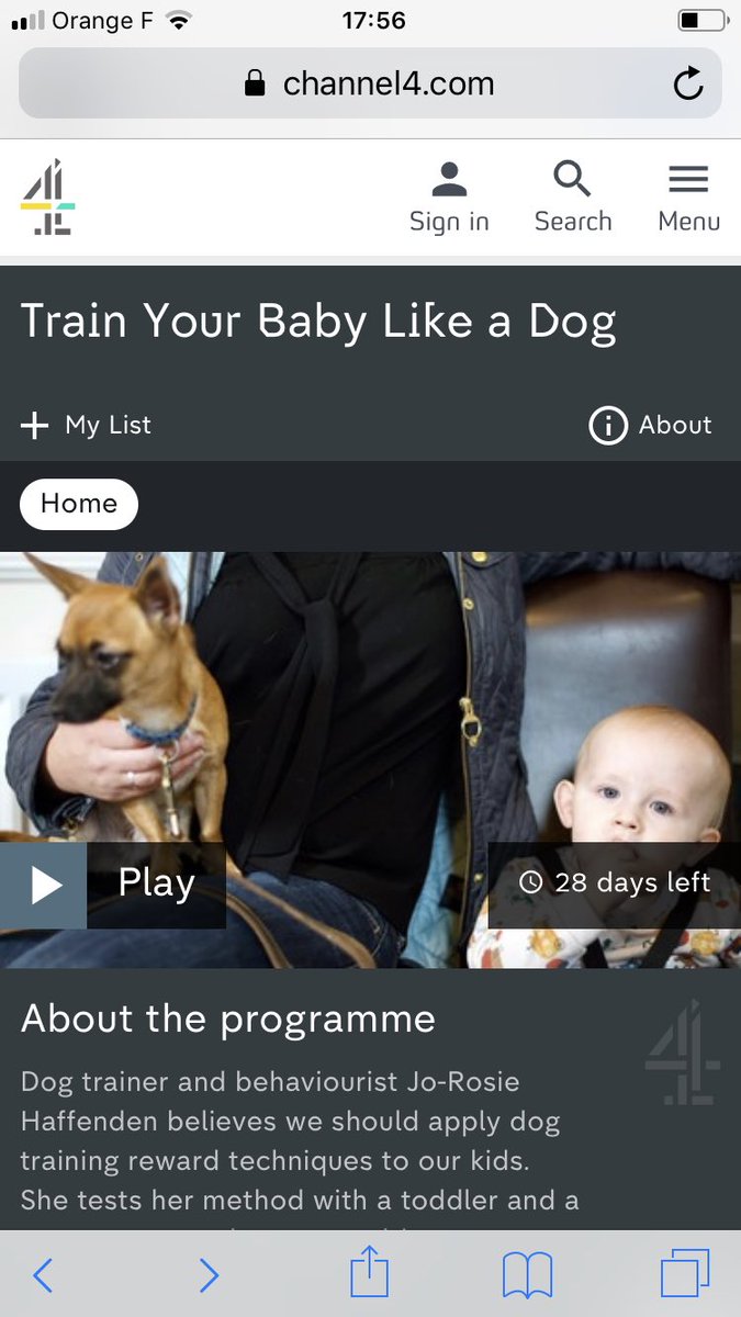 SexeysPsych's tweet photo. Channel 4’s Train Your Baby like a Dog programme is proving to be controversial &amp; causing a media storm.....well worth a watch as it links brilliantly to the behaviourist approach 👍🏻👩‍👩‍👧🐶🍼#psychologyeverywhere #babies #dogs #controversy https://t.co/x72lafJk68