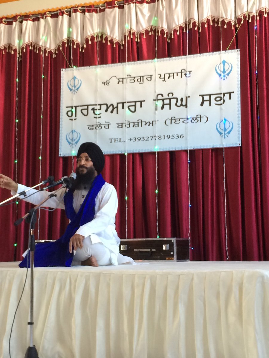 azaad_khalsa's tweet photo. #Full_Week #Diwaan Gurudwara Singh Sabha #Flero, #Brescia, #Italy ๐ฎ๐น.
Wednesday to Sunday-> Bhai Amrikbaal Singh Ji, Gurudwara Dukh Niwaran Sahib #Ludhiana Wale.
On #JanamDiwas of Dhan Dhan Baba Shri Chand Ji and #Guru_Ladho_Re_Diwas
๐โค๏ธ๐ https://t.co/spwniFbeeP