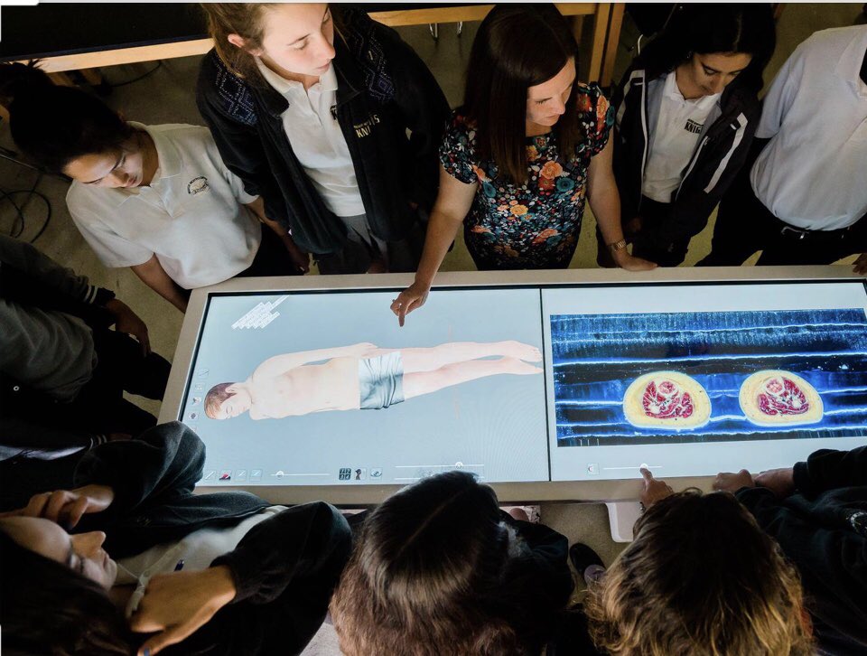 TRINITY_MLUCAS's tweet image. Our Anatomage table arrived today at Trinity Area!!!  The virtual dissection table is the most technologically advanced 3D anatomy visualization system for anatomy and physiology education.  Ready for student use!
@AnatomageTable  @tsamosky @DonSnoke  @KeruskinPete