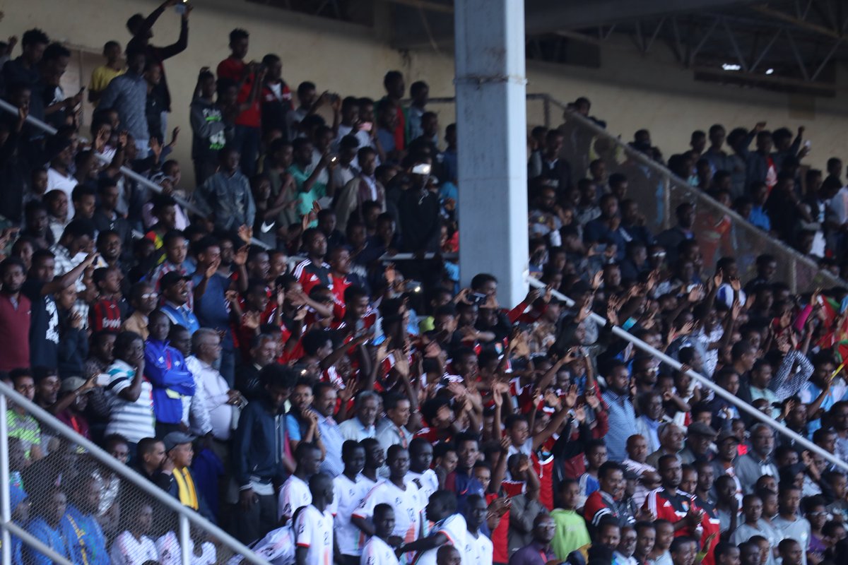 nattiyebio's tweet photo. #CECAFAU15 
The Fans were magnificent this afternoon.
🏟  Stadium #Asmara https://t.co/8YJUqUsQG3