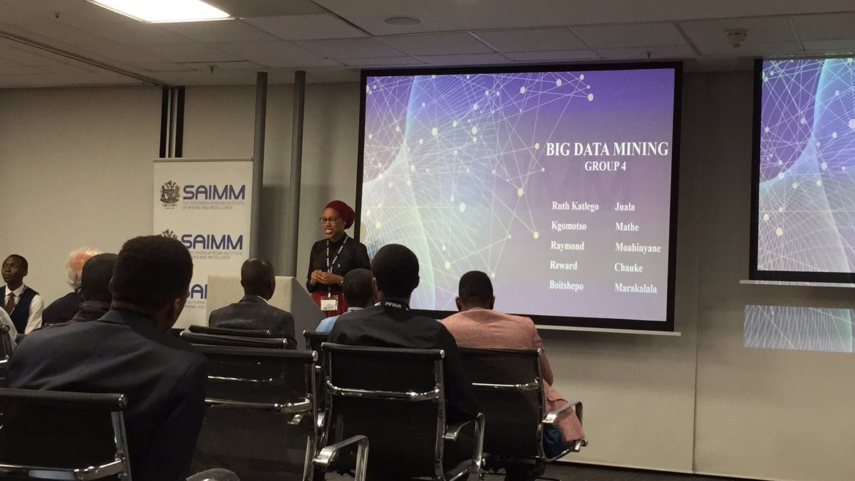 SAIMM1's tweet photo. The fourth group talks on “Big Data Mining” https://t.co/SDk99bKeK6