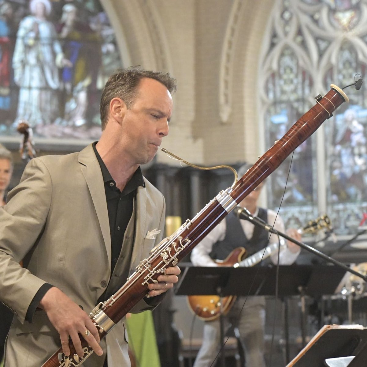 EstoMusicWeek's tweet photo. #ThrowbackThursday to Estonian born bassoon virtuoso Martin Kuuskmann’s performance with Avarus Ensemble at #EMW2018. The evening featured music old and new, including premieres of fresh compositions. #Latitude44TO #EMW2019 #EMWToronto #VEMU #music #musicfestival https://t.co/1IFoDHiroT