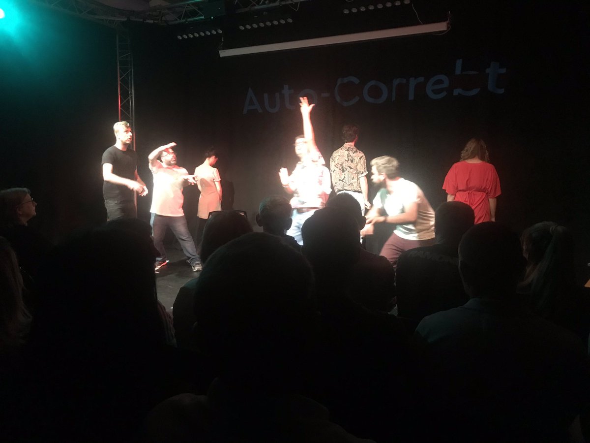 DubyaNick's tweet photo. Great show today @autocorrebt and thanks from the @PepperedWit team for the shout out for our show #thewasp. Here are some piccies from the show. Please can we use the improv version of our show for promotional purposes? #edfringe #MakeYourFringe https://t.co/AckXAA0jBj