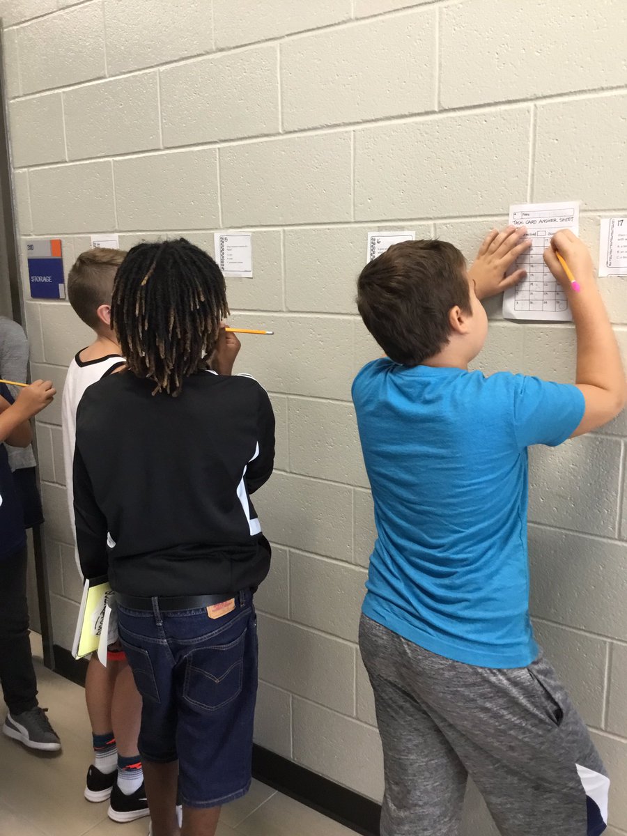 PAustinScience's tweet photo. Science task card treasure hunt
#ClarkConnects https://t.co/Yzjj97Ma5t