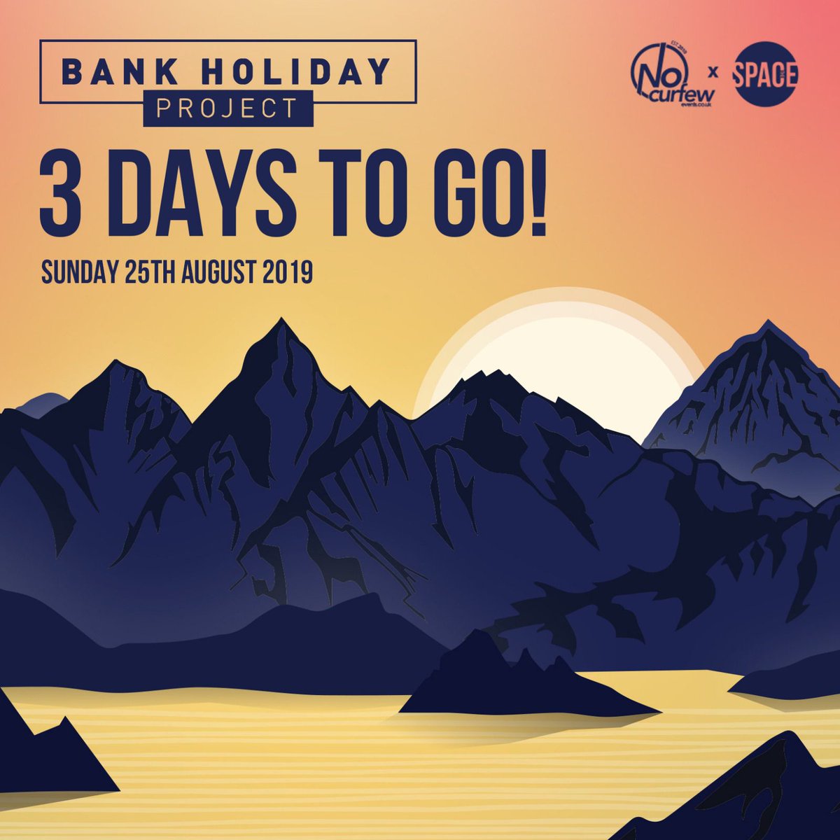 3 more days until lift off 🚀

Final Release Tickets: buff.ly/31dp6PX 🎟
Birthdays/Guestlist: 07947 663 229📲