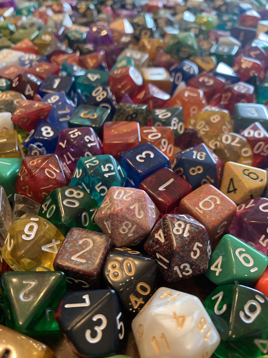 DNDatISU's tweet photo. Taking inventory of my #DND dice collection for display at our #FestivalISU table! So excited! https://t.co/fuDQtiEwIs