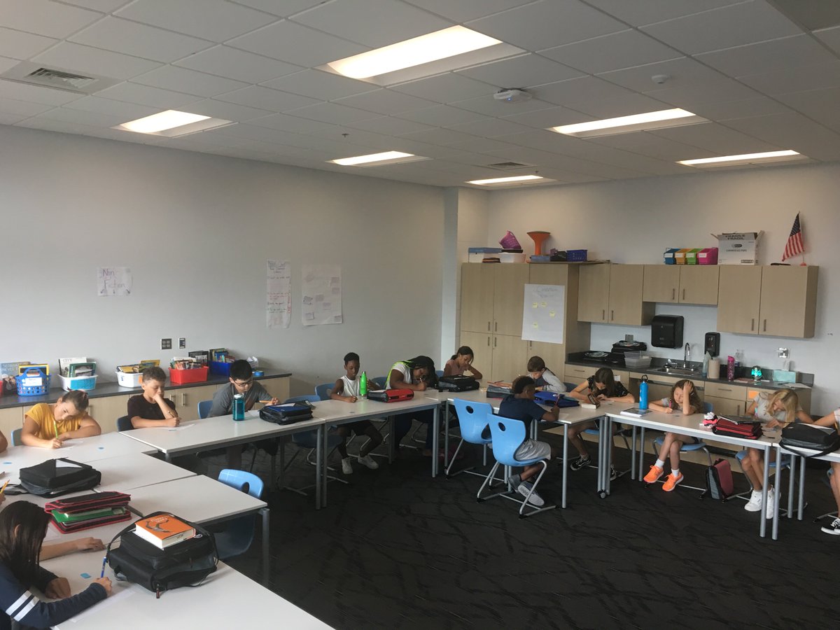 Wow! Students wrote letters to me today. Strategies modeled yesterday: the age old hook, “stop reading!” Writing what we wish we could say about ourselves, and using images, quotes, and details to show our moments! Moments introduce us. I ❤️ it here. <a href="/avlms/">Asheville Middle School</a> <a href="/AVLCitySchools/">Asheville City Schools</a>