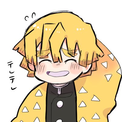 千まつりさんがTwitterに投稿した我妻善逸(鬼滅の刃)のイラスト。