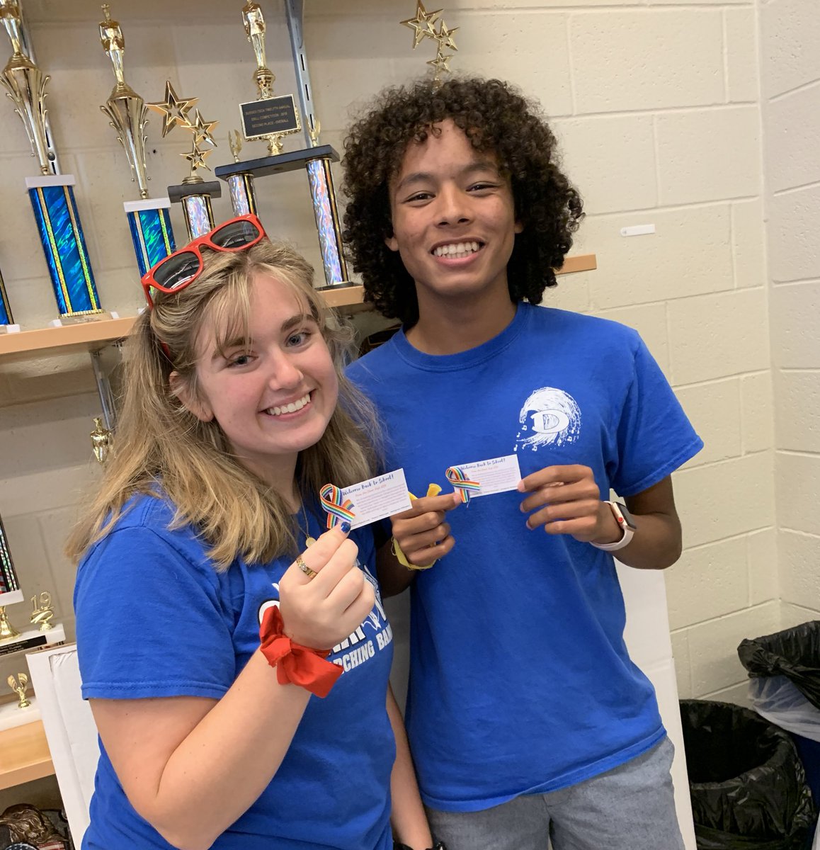 dovergsa's tweet photo. DHS Teachers, make sure to check your mailboxes for a back to school pin from the GSA!!! #dhsgsa #senatorpride @CSDDoverHigh https://t.co/edkvrhQmyl