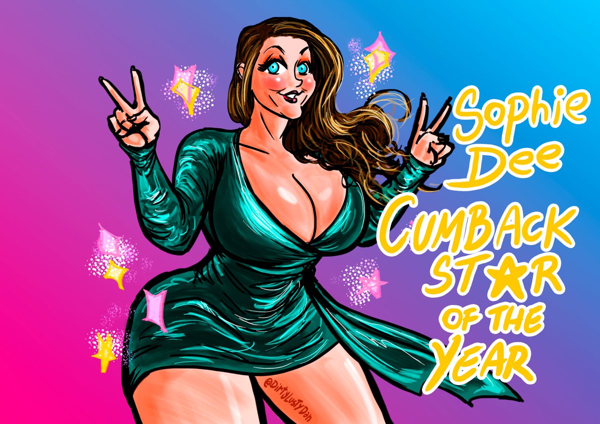 So, sorry for being a bit quiet this days, i was waiting for the great @dirtylustydanydan to finish a new commission to celebrate that our amazing <a href="/sophiedee/">Sophie Dee</a>  won as #CumbackStaroftheYear at the <a href="/urbanXawards/">The Urban X Awards</a> !! CONGRATS!! 👏👏👏