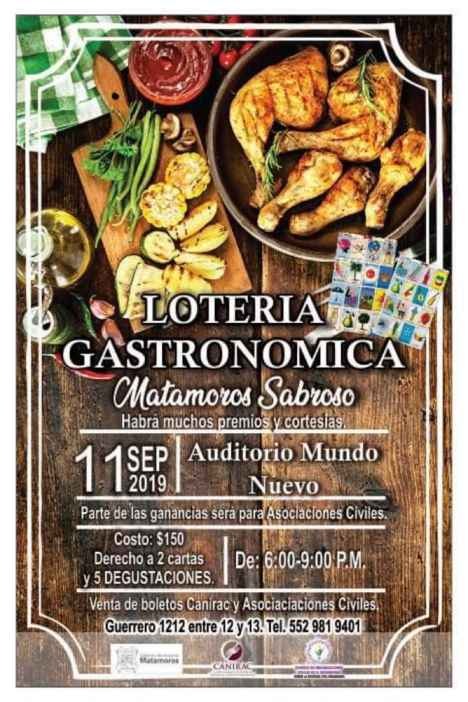 En Matamoros, a beneficio de las Asociaciones Civiles. Tod@s cordialmente invitados.